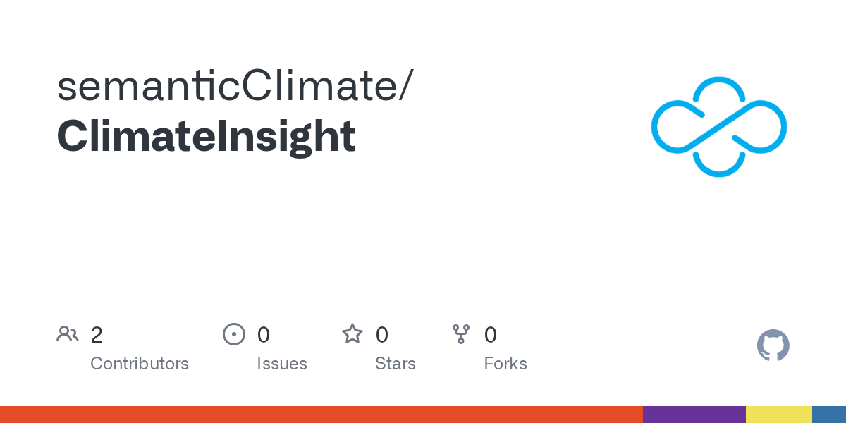 ClimateInsight open-source climate research project on GitHub
